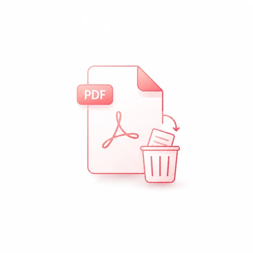 Delete PDF Pages icon