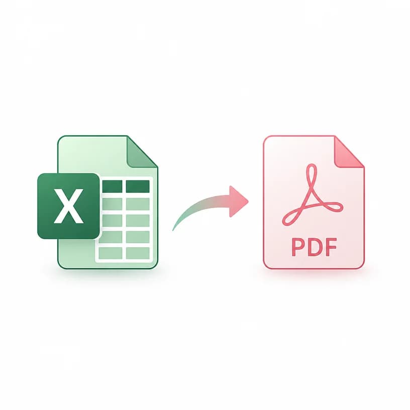Excel to PDF icon