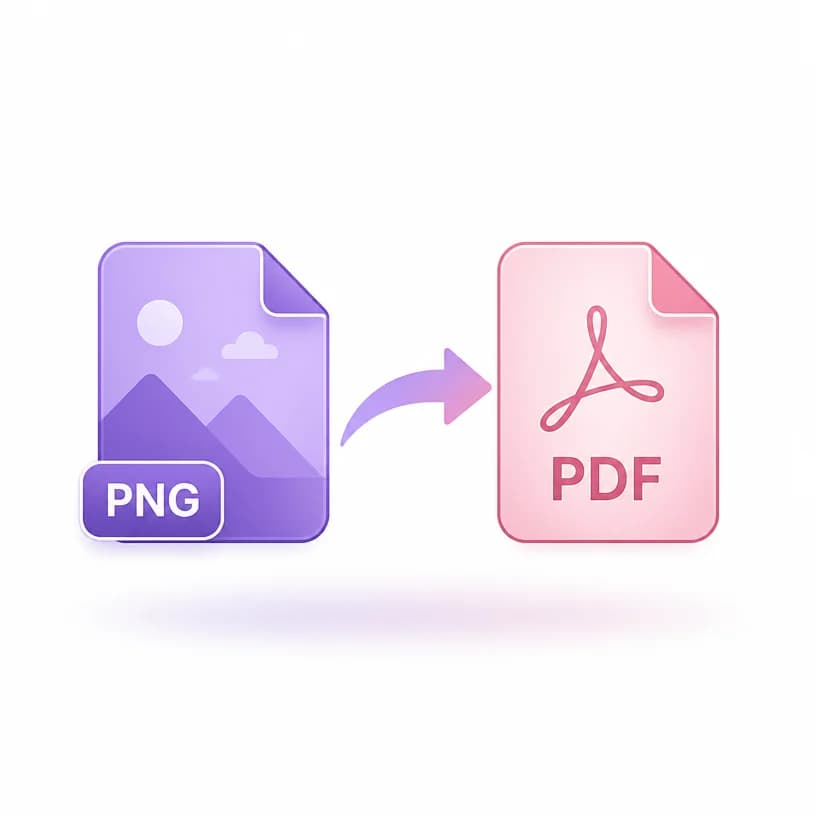 PNG to PDF icon