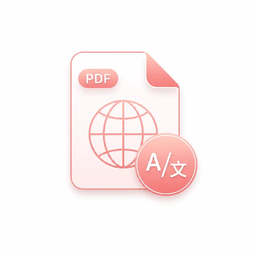 Translate PDF icon
